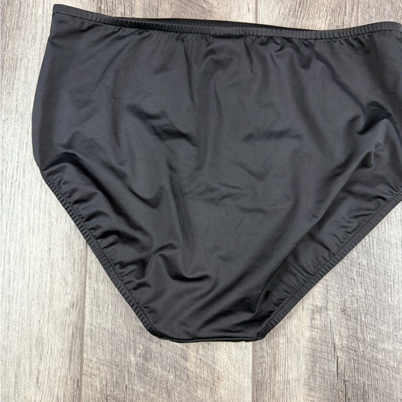 Aqua Green Black Bikini Bottoms - Picture 6 of 12